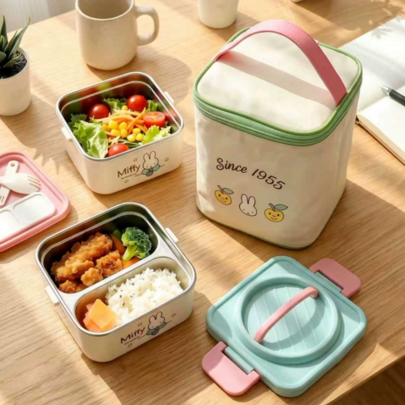 Meal Prep No Microwave - Miffy 304 Paslanmaz Çelik Öğle Yemeği