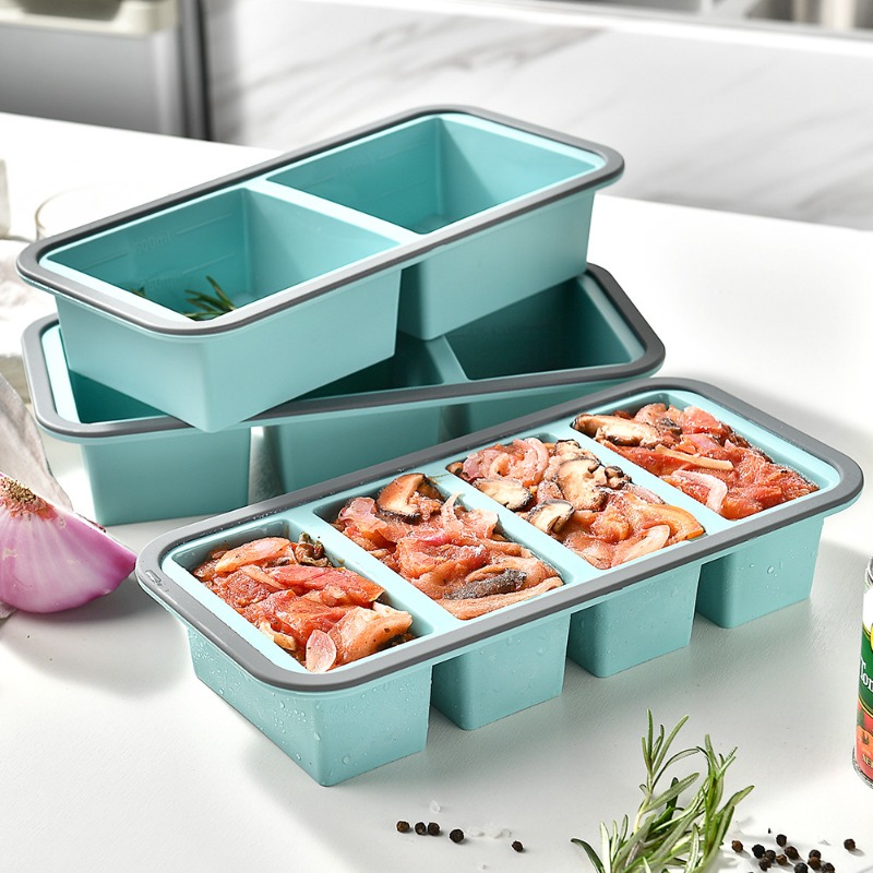 Meal Prep Soup - Büyük Buz Küpü Dondurucu Kalıpları -
