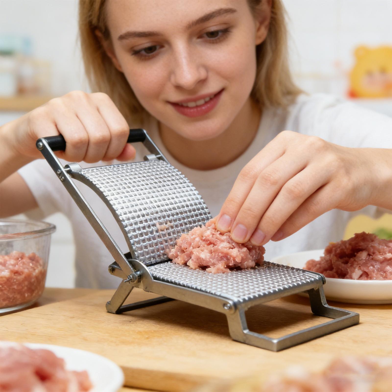 Meal Prep Manual - Et Dövücü Paslanmaz Çelik Manuel Mutfak