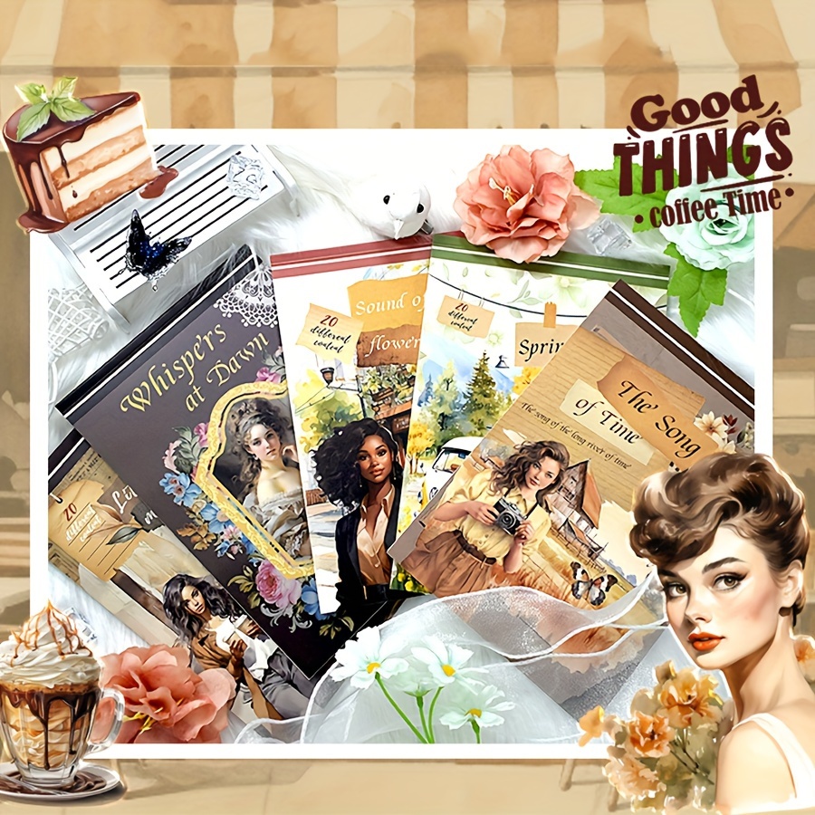 Meal Prep Notebook - 20 yaprak önceden kesilmiş çıkartma kitabı