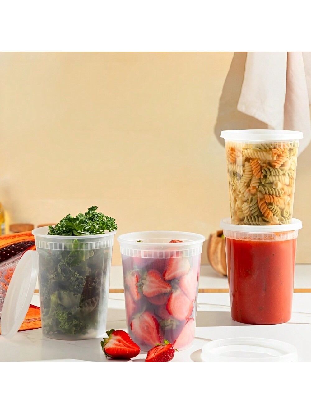24 paket 32oz Deli kapaklı kon - Meal Prep Soup incelemesi ve fiyatı