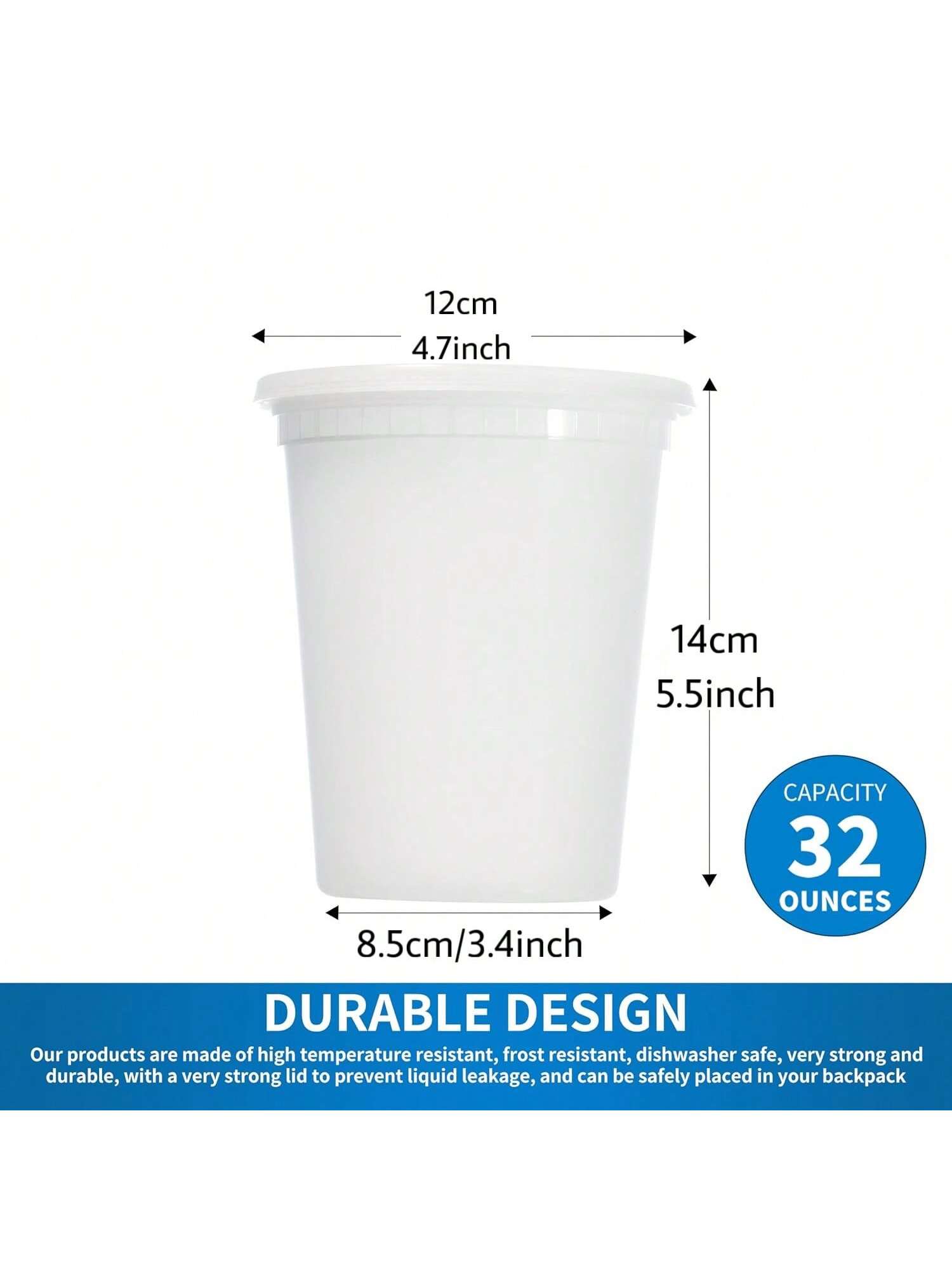 24 paket 32oz Deli kapaklı kon - Meal Prep Soup incelemesi ve fiyatı