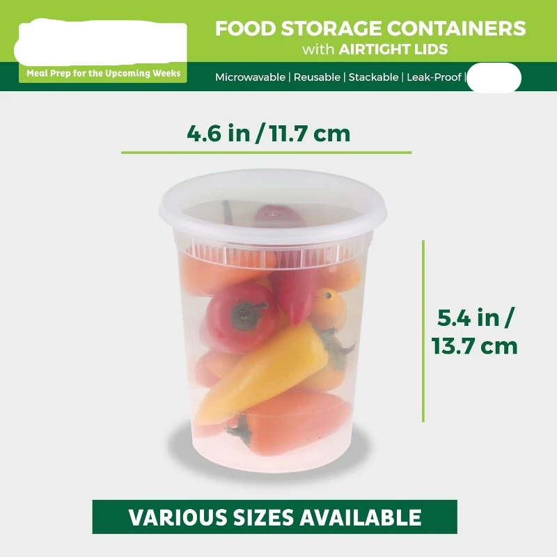 [24 Set] 8oz-32 Oz plastik Del - Meal Prep Soup incelemesi ve fiyatı