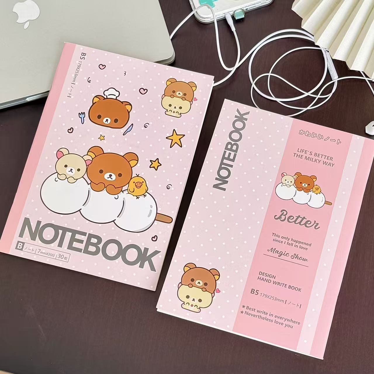 Kawaii Rilakkuma Ayı Çizgili D - Meal Prep Notebook incelemesi ve fiyatı