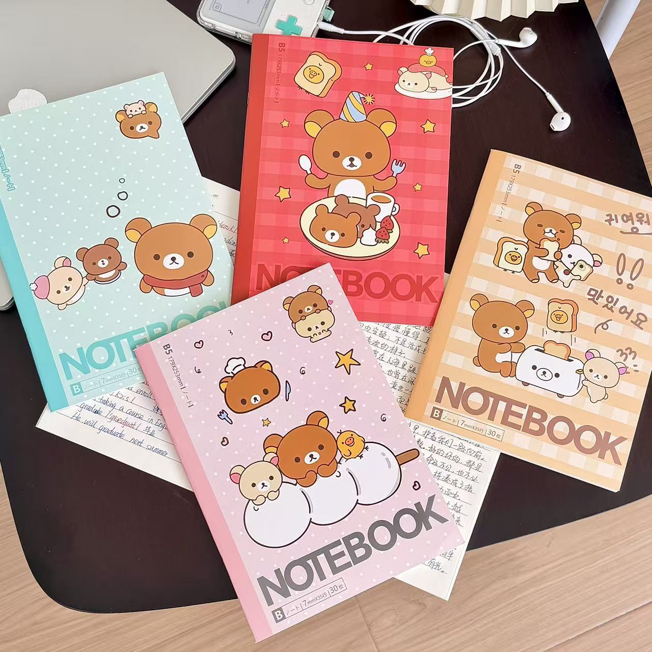 Kawaii Rilakkuma Ayı Çizgili D - Meal Prep Notebook incelemesi ve fiyatı