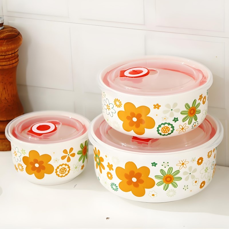 Üç parçalı set, ince kemik çin - Meal Prep Soup incelemesi ve fiyatı