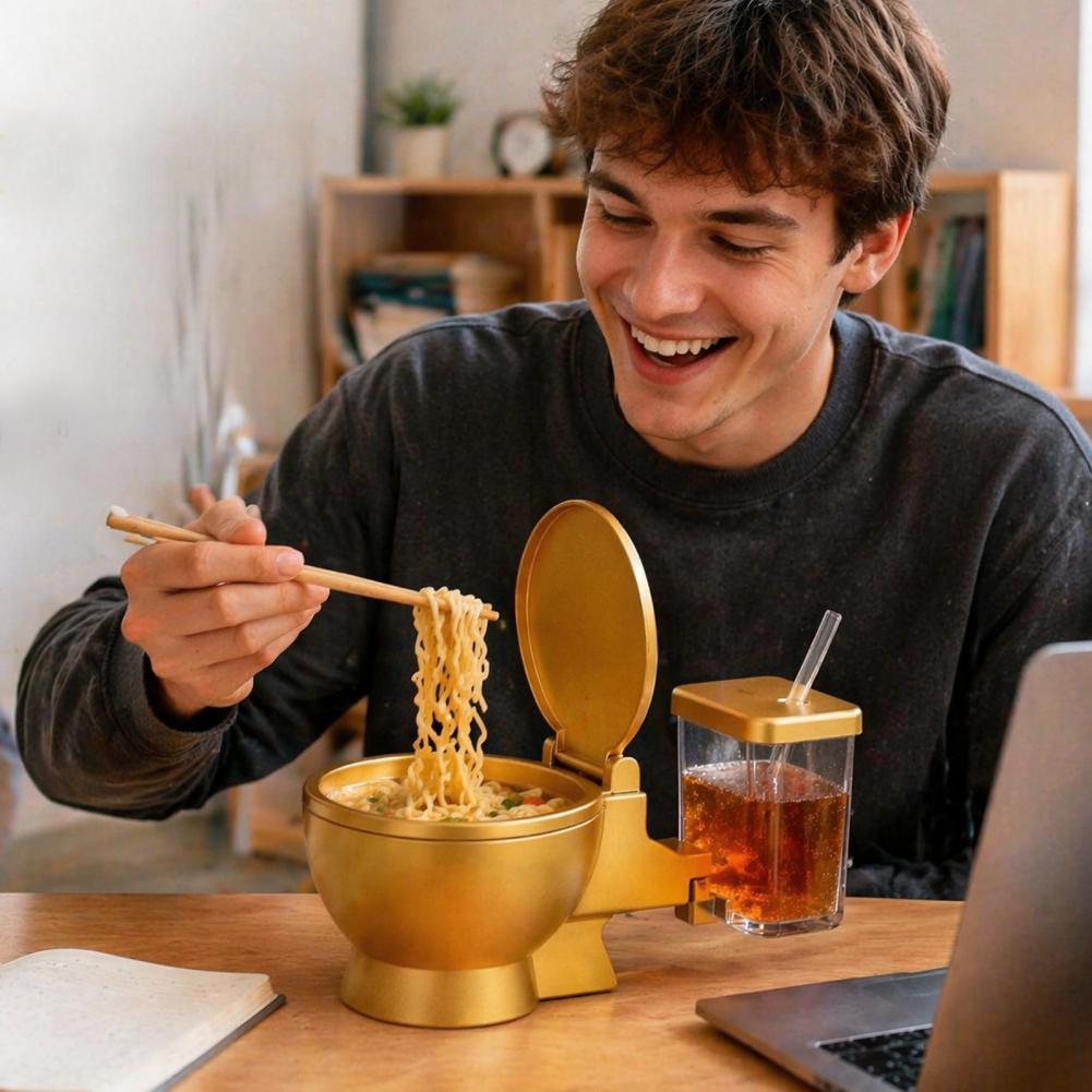 Tuvalet Şeklinde Ramen Kase Se - Meal Prep Soup incelemesi ve fiyatı